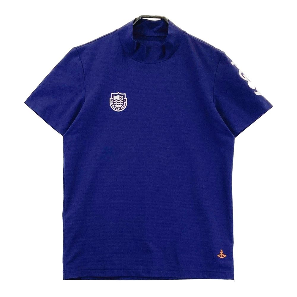 サイズ 4 PEARLY GATES パーリーゲイツ ハイネック 半袖Tシャツ ネイビー系 240101478466 ゴルフウェア メンズ ストスト