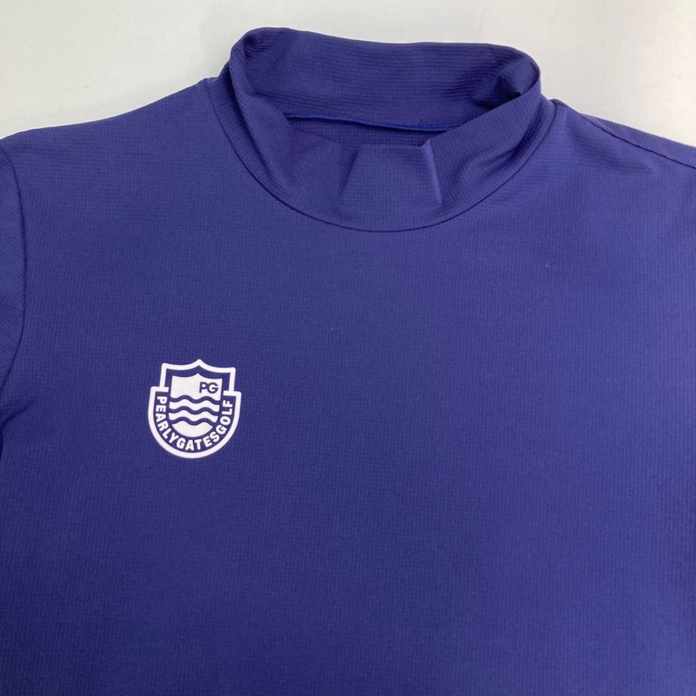 サイズ 4 PEARLY GATES パーリーゲイツ ハイネック 半袖Tシャツ ネイビー系 240101478466 ゴルフウェア メンズ ストスト LLC-HASEGAWATOSO_COM