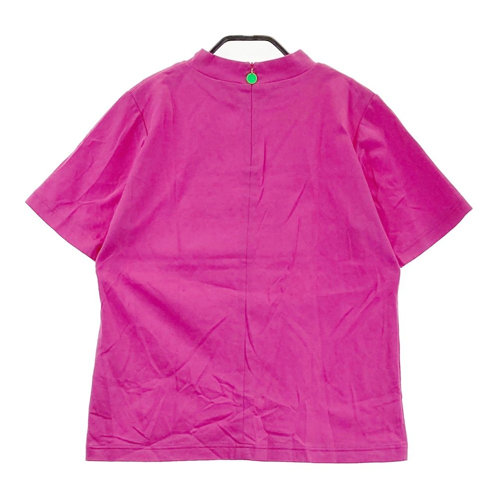 サイズ 40 MARK-LONA マークアンドロナ モックネック 半袖Tシャツ ピンク系 240101494166 ゴルフウェア レディース ストスト