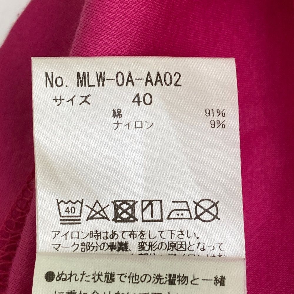 サイズ 40 MARK-LONA マークアンドロナ モックネック 半袖Tシャツ ピンク系 240101494166 ゴルフウェア レディース ストスト LLC-HASEGAWATOSO_COM