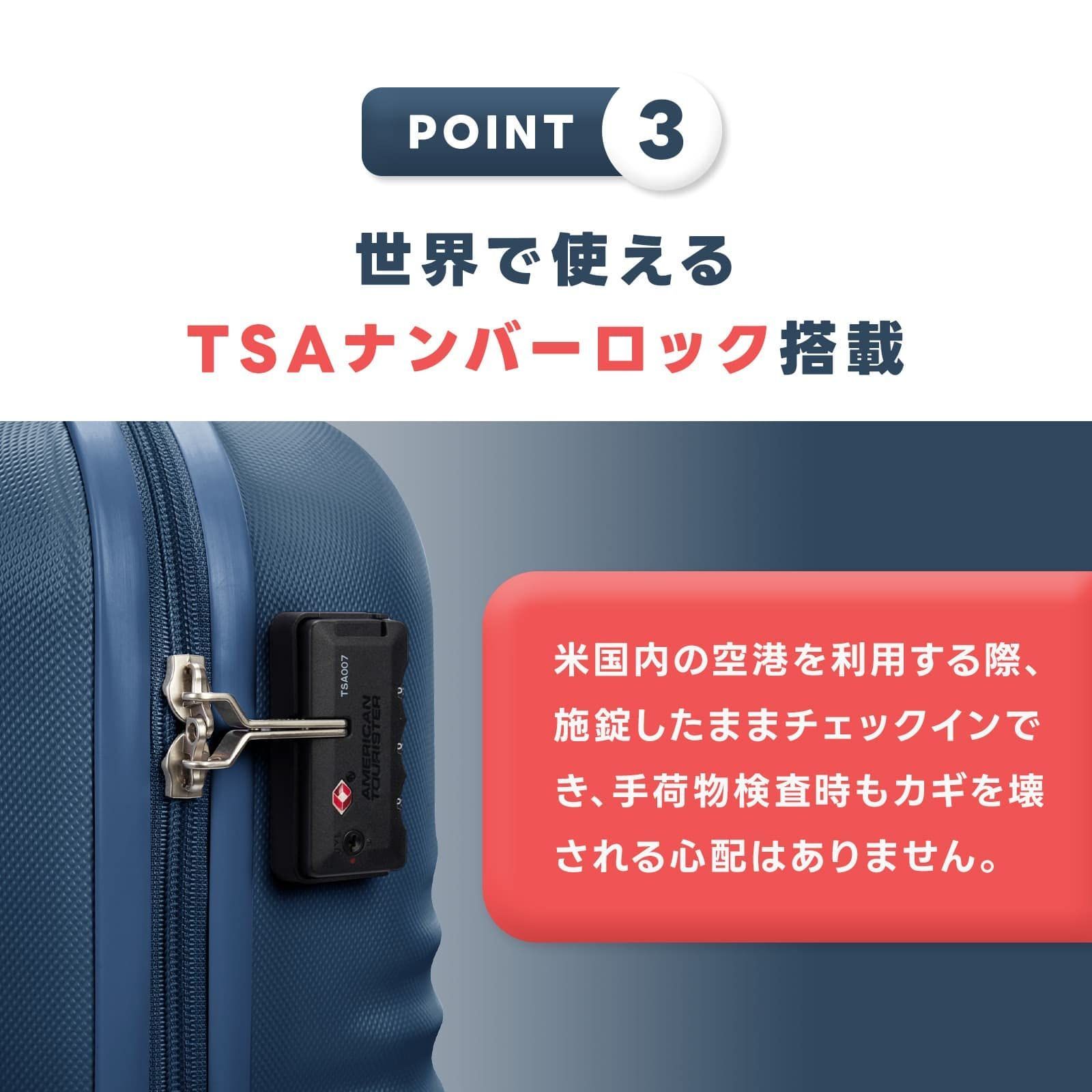  NAVY DARK 2.6 kg 31 L 付 機内持ち込み可 スピナー55 ツイストウェーブス WAVES TWIST キャリーケース スーツケース アメリカンツーリスター その他 文房具 事務用品
