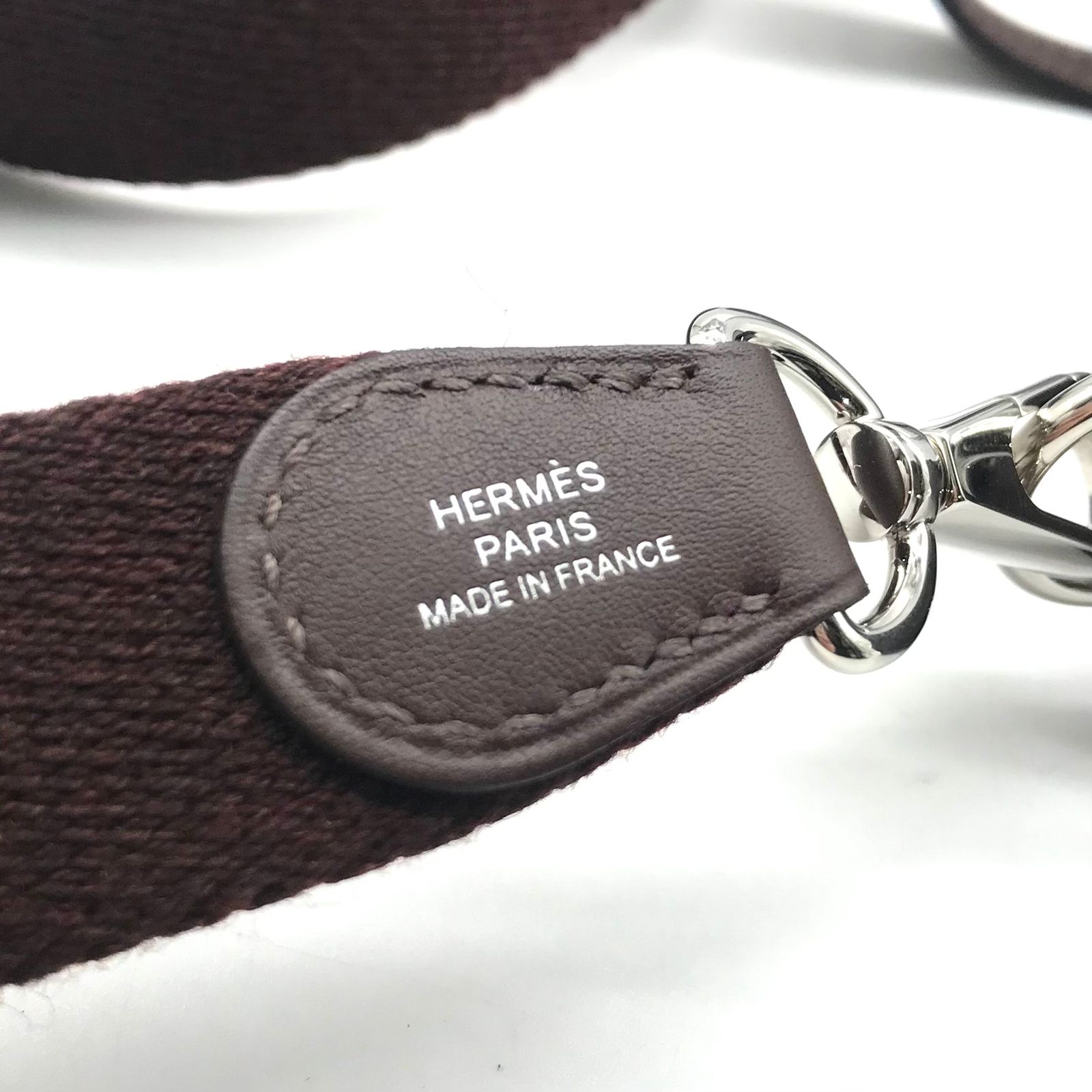 超 Hermes エルメス エブリン TPM フェルト SV金具 U刻印 ショルダー バッグ グレー レディース 斜め掛け k995k DECORATOM_COM_BR