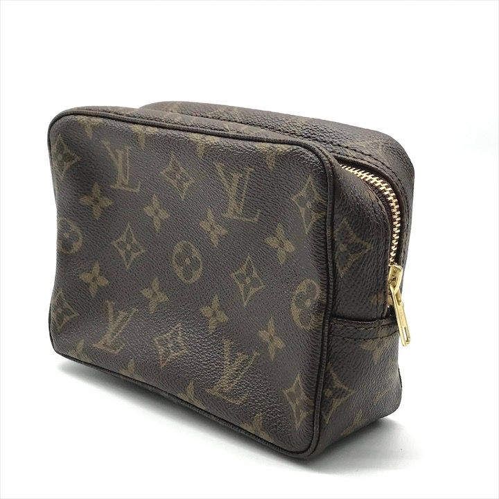 超 LOUIS VUITTON ヴィトン モノグラム トゥルーストワレット PVC ポーチ 小物入れ ケース メイクポーチ ファッション ブラウン r90