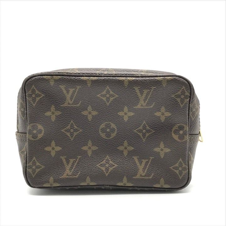 超 LOUIS VUITTON ヴィトン モノグラム トゥルーストワレット PVC ポーチ 小物入れ ケース メイクポーチ ファッション ブラウン r90