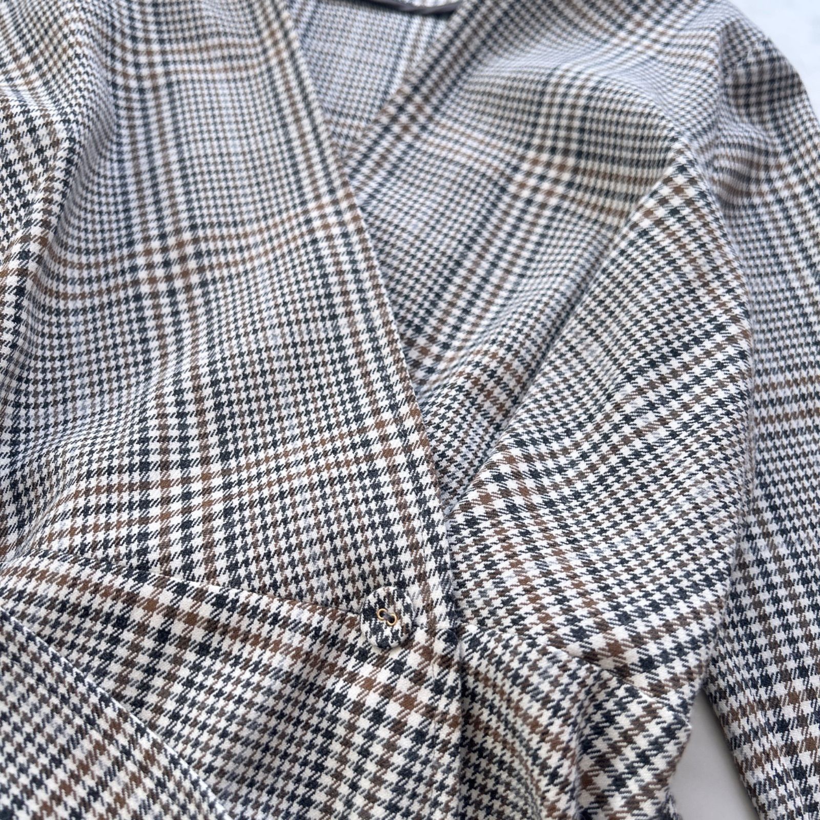 グレースコンチネンタル フォックスファー付き ロングコート ラップ