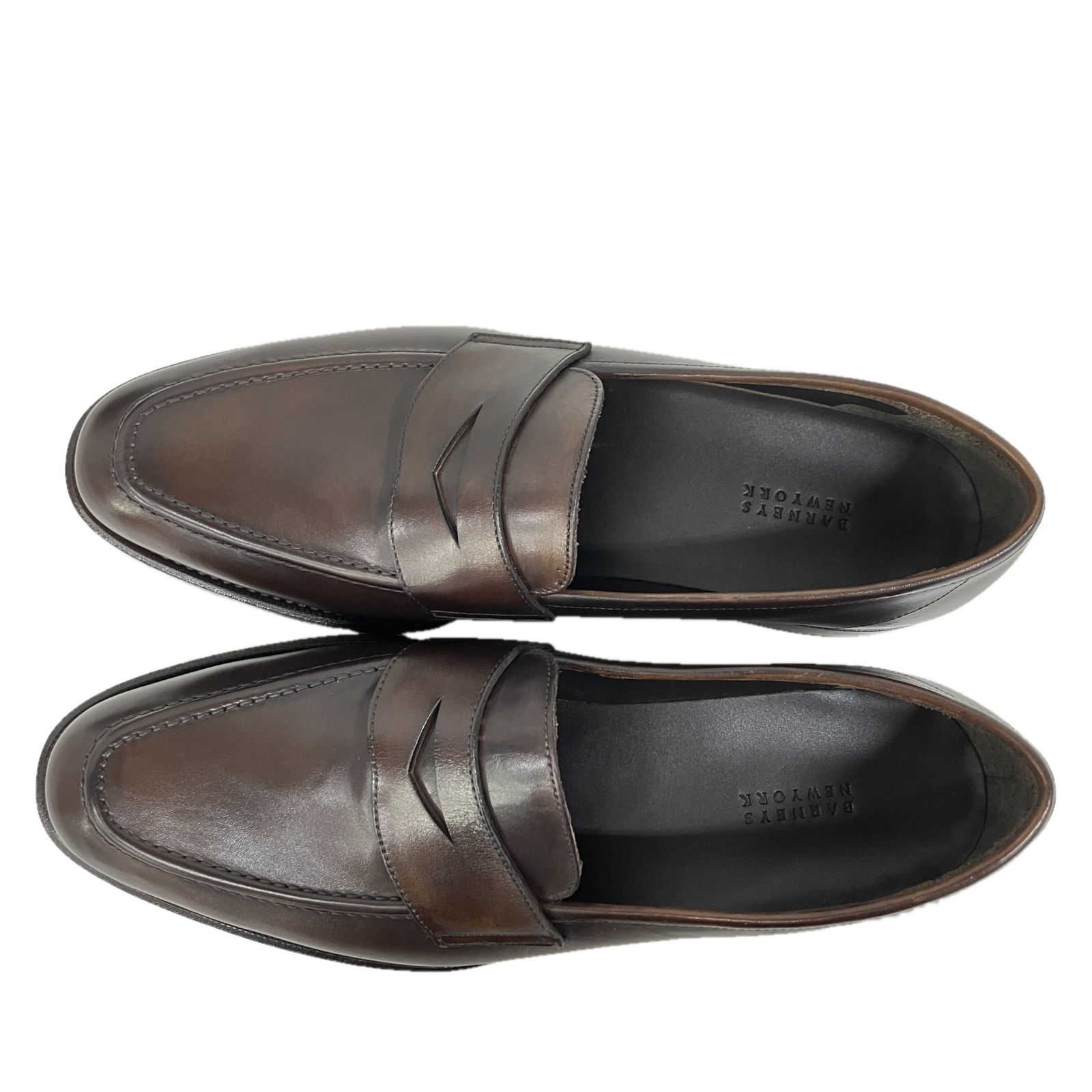 BARNEYS NEWYORK コインローファー6 1 2 24.5 cm バーニーズ ニューヨーク 革靴 ビジネス 良好