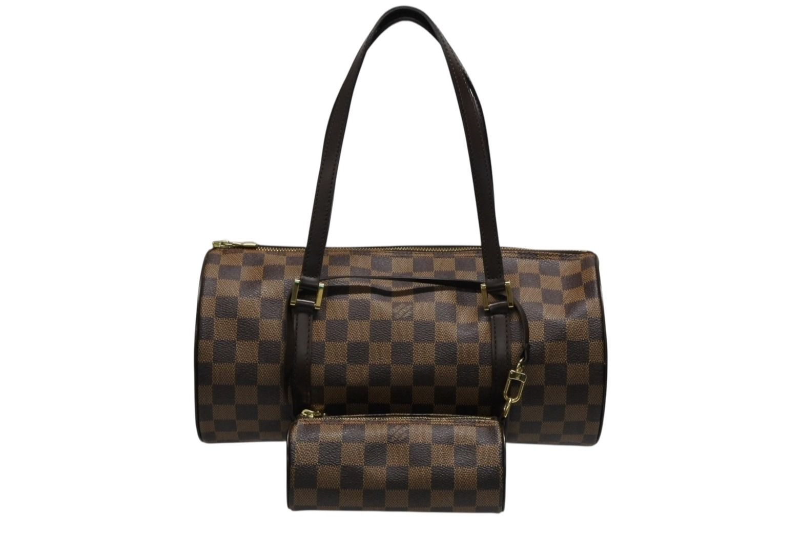LOUIS VUITTON ルイヴィトン ハンドバッグ パピヨン30 ダミエキャンバス N51303 ブラウン ゴールド金具 4b008492