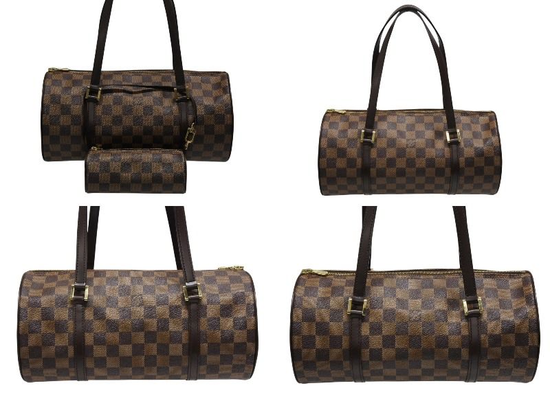 LOUIS VUITTON ルイヴィトン ハンドバッグ パピヨン30 ダミエキャンバス N51303 ブラウン ゴールド金具 4b008492