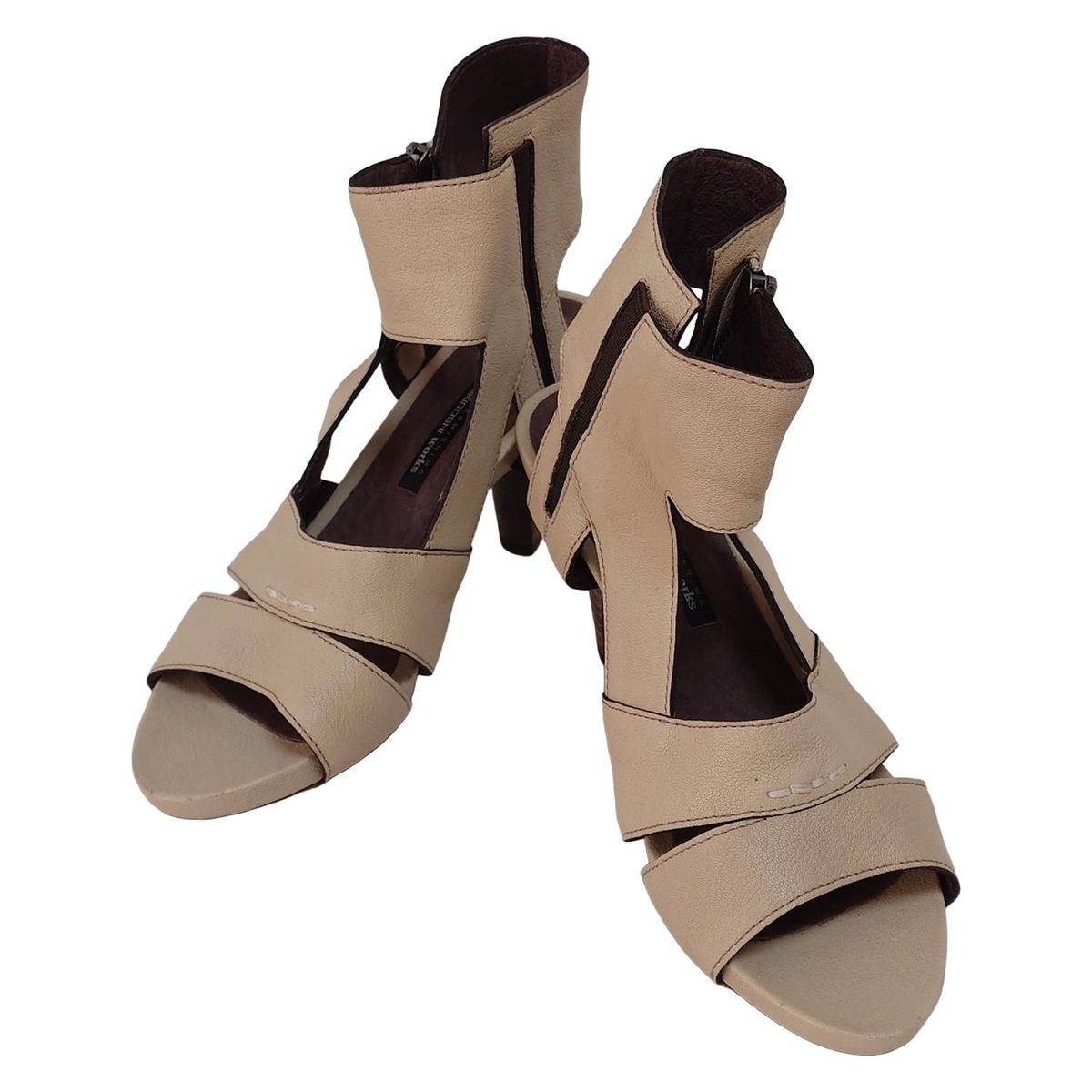ラボキゴシ ブーツ 24 レディース - ベージュ サンダルブーツ レザー