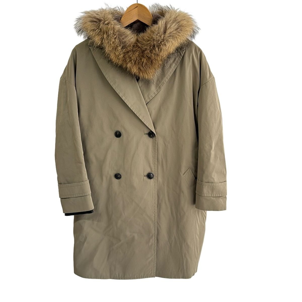 GALLARDAGALANTE ガリャルダガランテ コート サイズF レディース - カーキ 長袖 レザーインナー付き 秋 冬