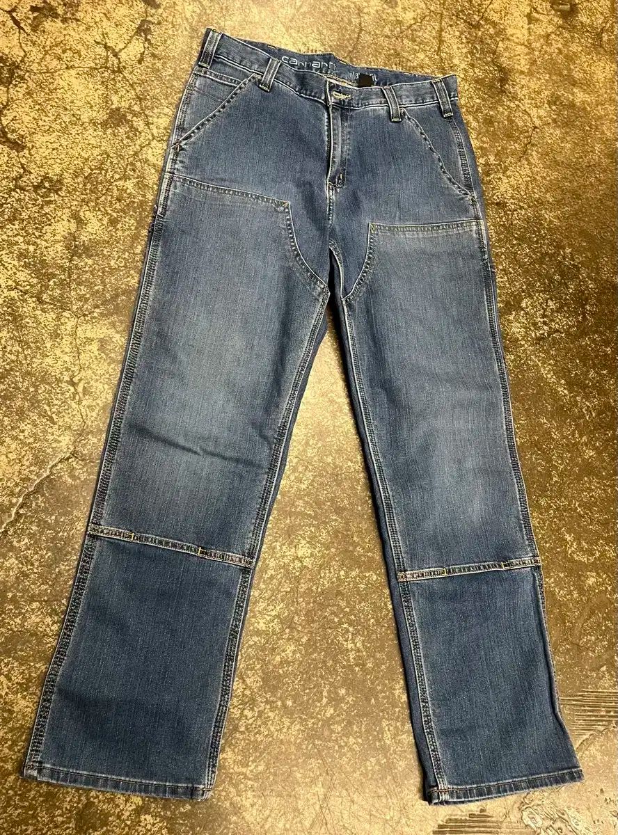 カーハート ダブルニー デニム パンツ