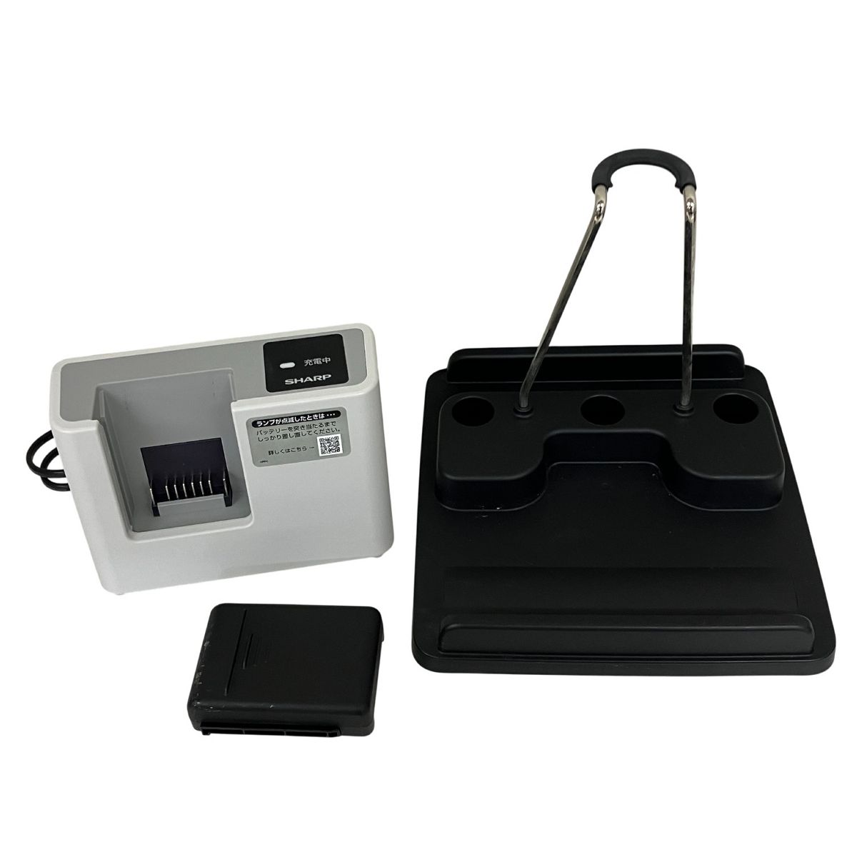 SHARP EC-KR 1-B 充電式掃除機 コードレス 紙パック式 製 ブラック系 掃除用品 家電 シャープ