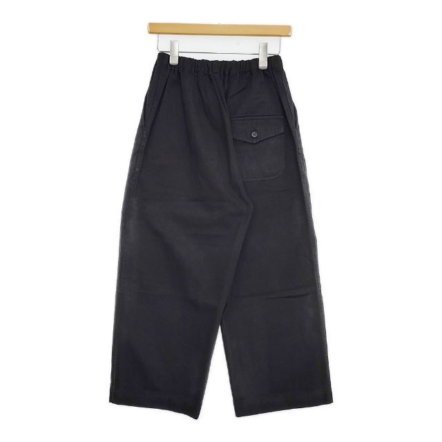 ゴーシュ カツラギワイドパンツ G204-P031 コットン パンツ ブラック レディース ゴーシュ 5-1022G∞