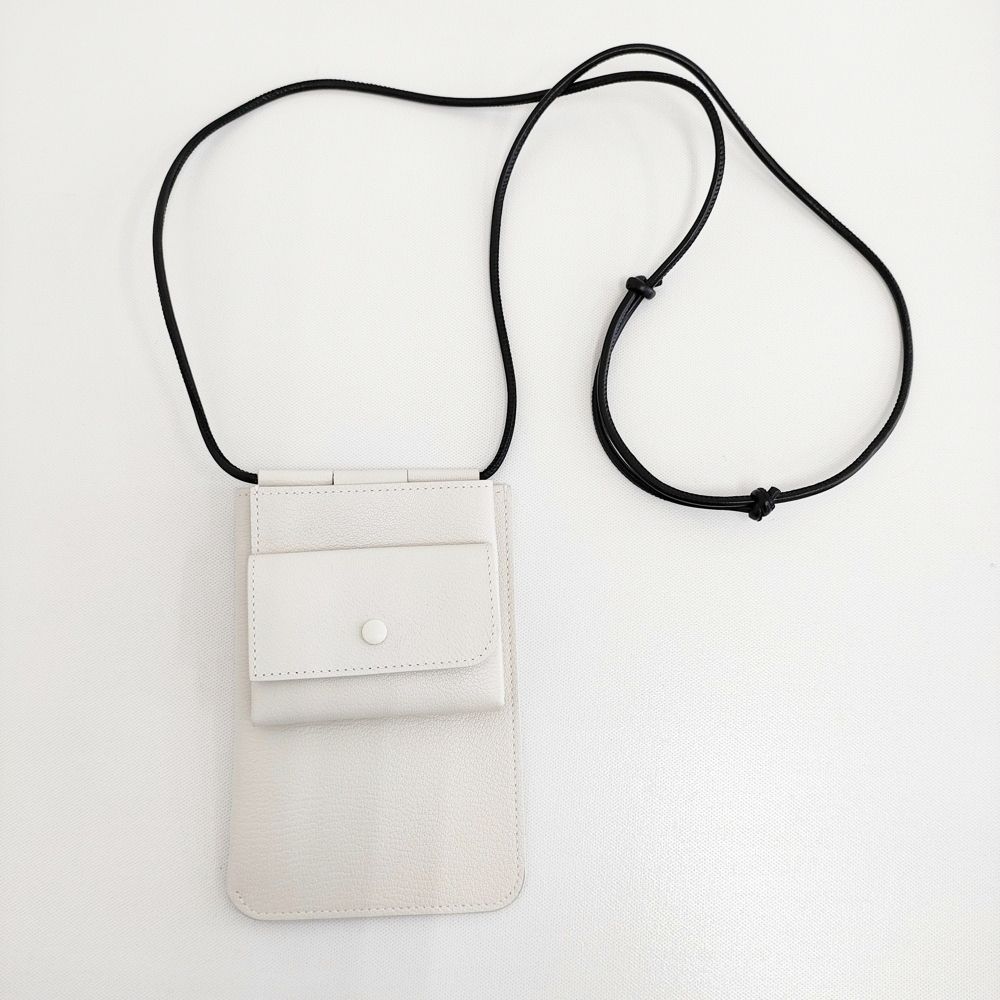 MOLINI Phone Shoulder Wallet フォンショルダーウォレット 定価42900円 財布 ポーチ オフホワイト レディース モリニ 5-1022G