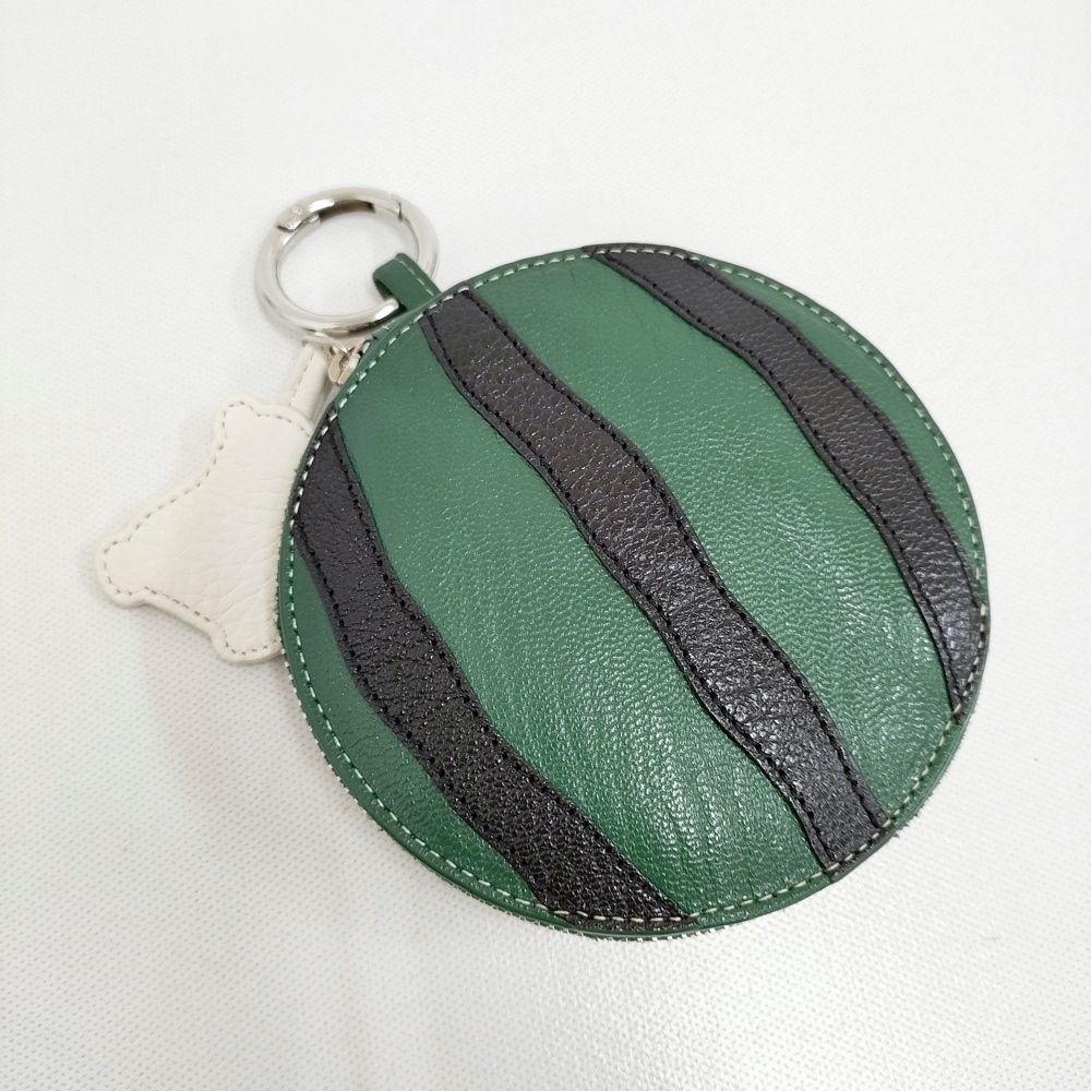 IBIZA フルータス やぎ革 マルチケース スイカ 定価16500円 ポーチ グリーン レッド レディース イビサ 5-1022G