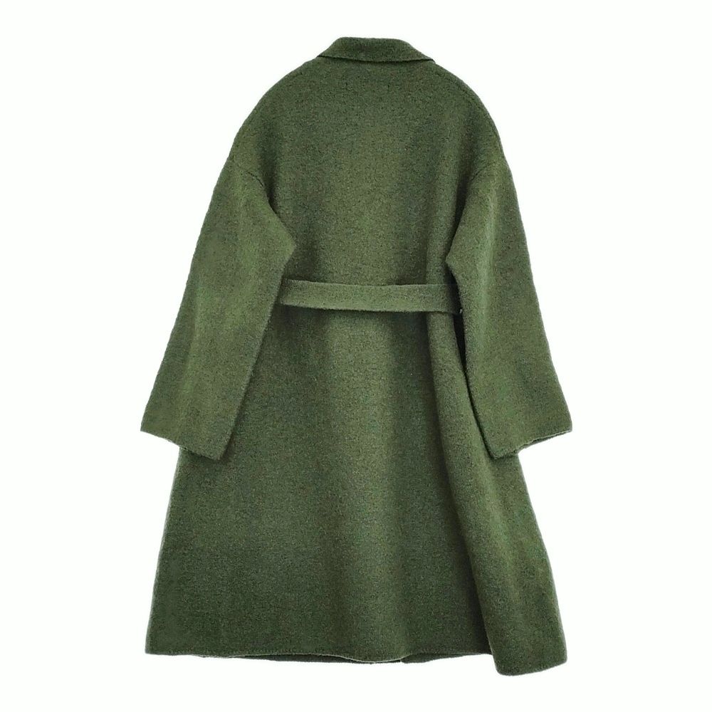 45R 45rpm 縮絨ニットのコート 定価84700円 サイズ0 コート グリーン レディース フォーティーファイブアールピーエム 5-1022A