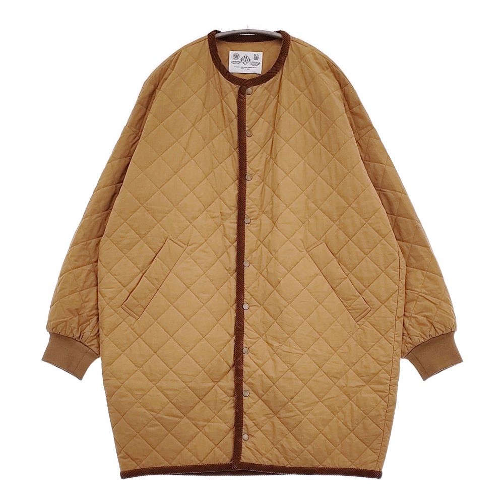 R-D.M.Co- キルティングハーフコート コート キャメル レディース マンズテーラー 5-1022T