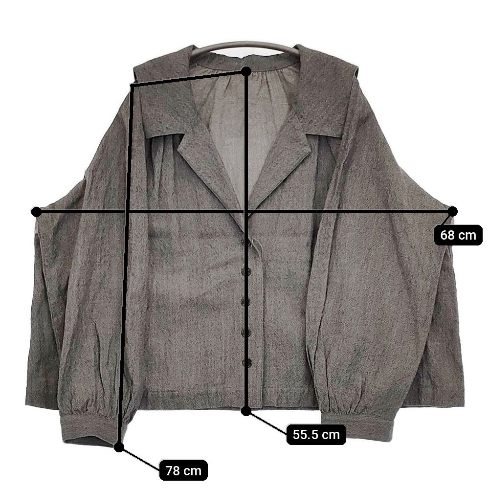 ウールリネンジャケット セーラー