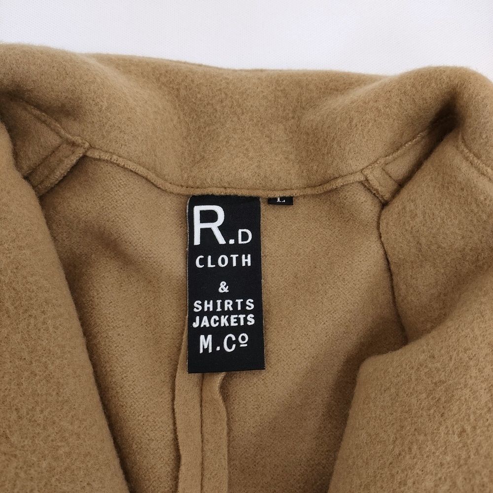 R-D.M.Co- ウールフェルトジャケット サイズL ジャケット キャメル レディース マンズテーラー 5-1022T GULLKHAN_COM