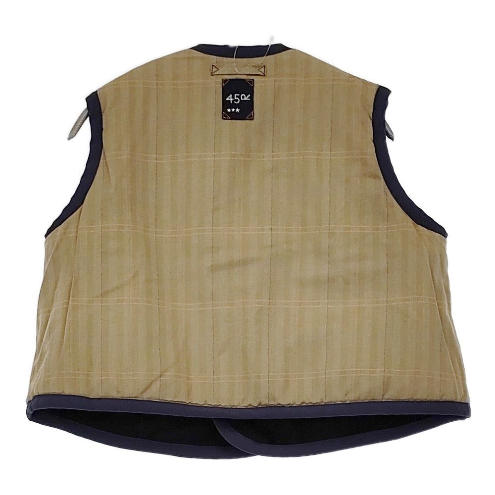 ジャージフラノのリバーシブルキルトベスト