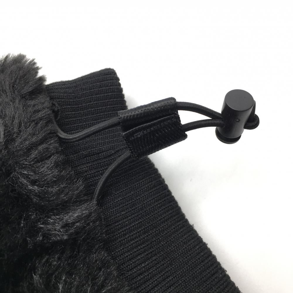 PEARLY GATES ファー レッグウォーマー 黒 ヒョウ柄 PEARLY GATES