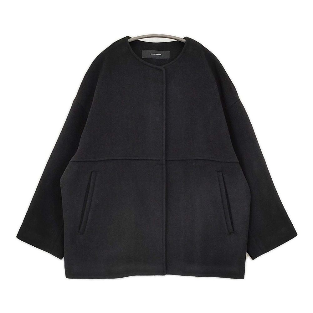 JOURNAL STANDARD スーパー140ビーバーノー ショートコート 定価31900円 23AW ブラック レディース ジャーナル 5-1022T