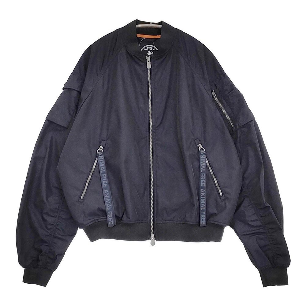 SAVE THE DUCK LIL D32105W TWIL ボンバージャケット 定価69300円 サイズ1 S ブルゾン 25SS ネイビー レディース セーブザダック 5-1022M