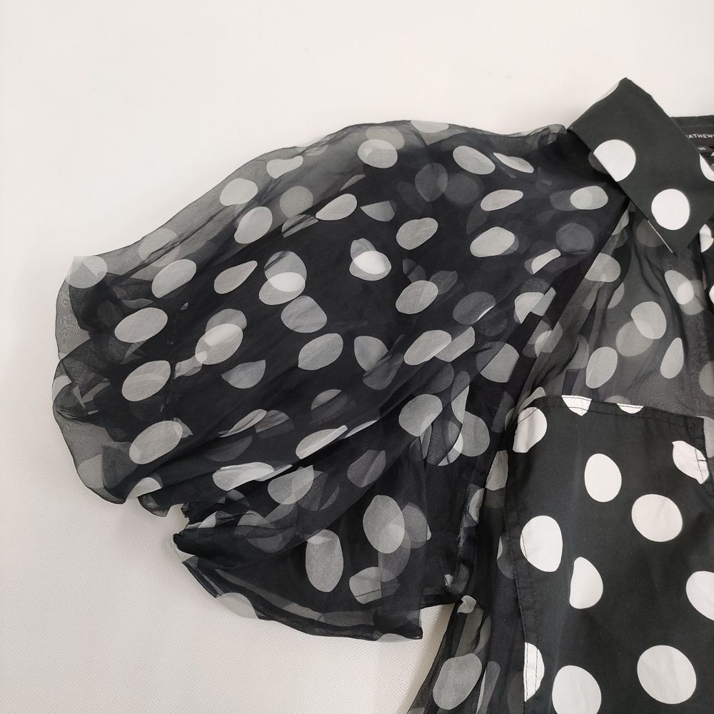 LEE MATHEWS シルク シアードットシャツ 滝沢眞規子愛用 サイズ00