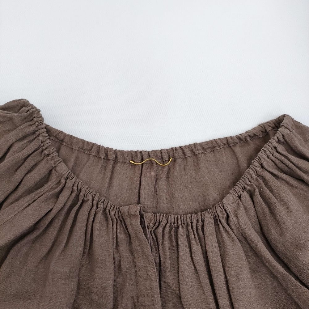 Deuxieme Classe Romanticブラウス スモック 定価28600円 リネン