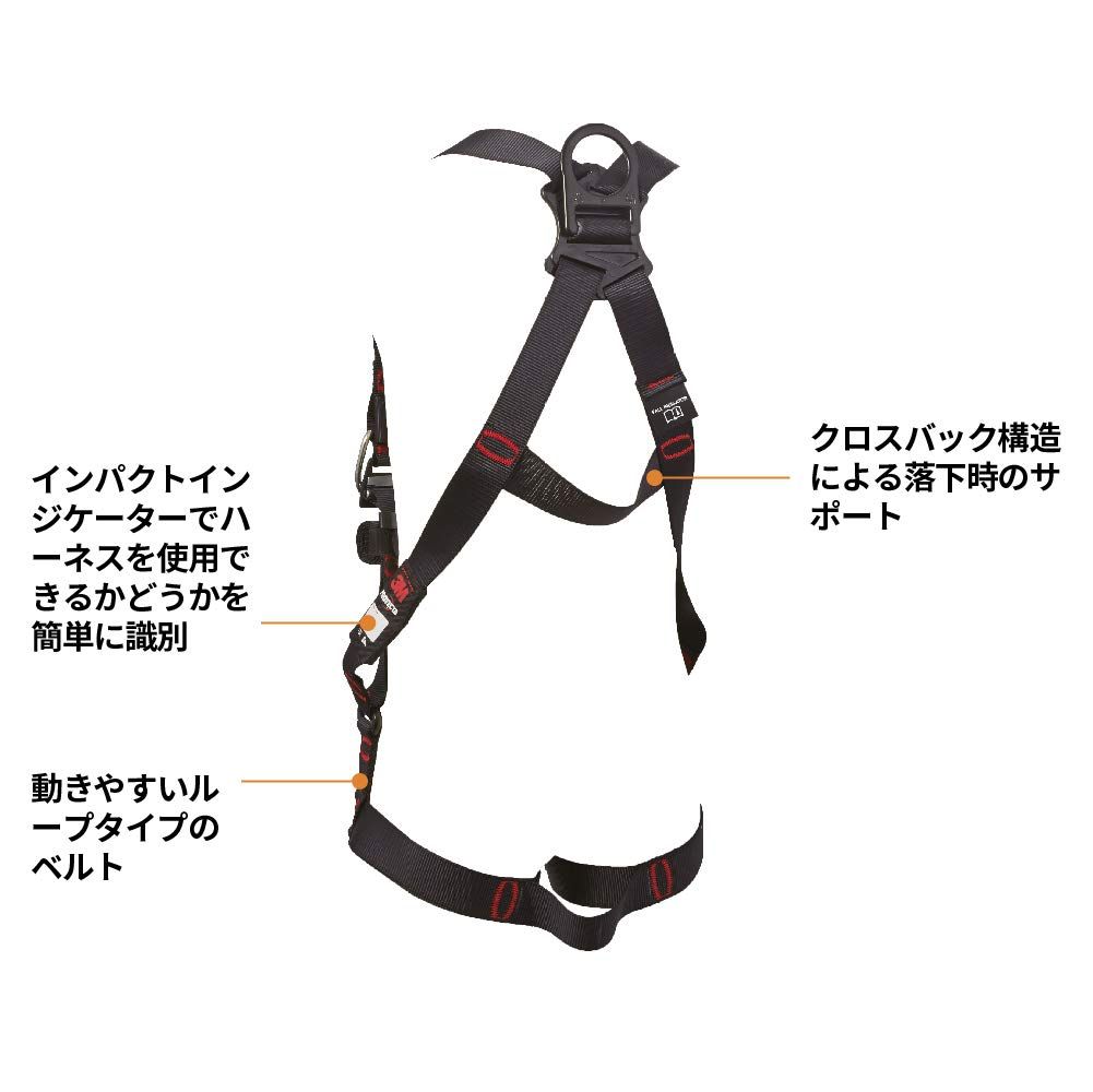 新規格適合 3M フルハーネス H型 M Lサイズ プロテクタ 1161655N