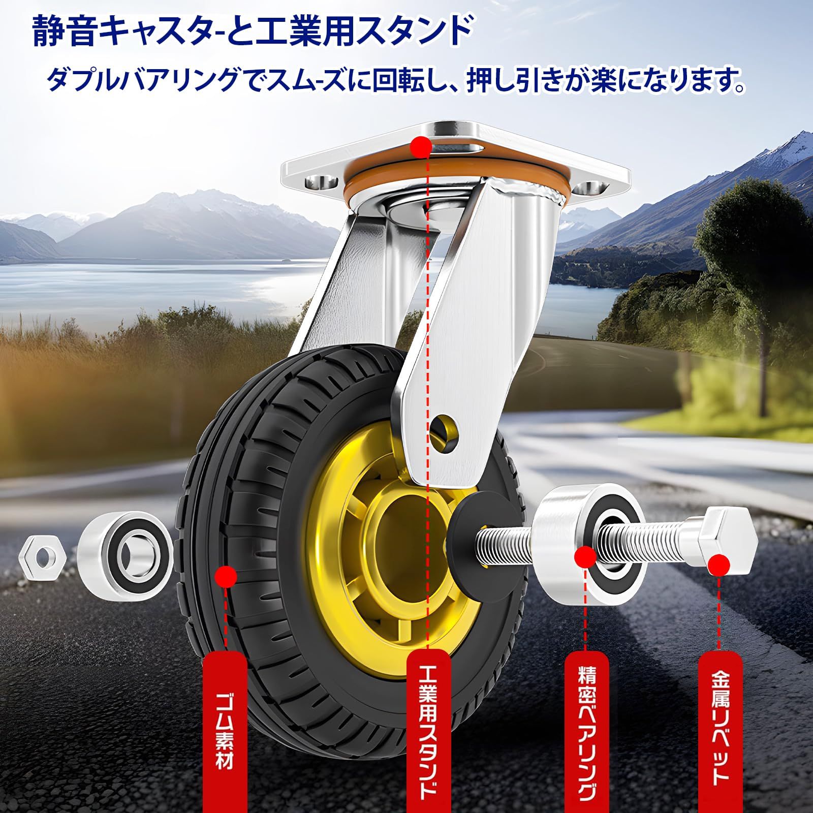  台車 折りたたみ 手押し平台車 静音 防滑 業務用台車 ストッパー付き 3段折りたたみ 500 kg高荷重対応 ポータブル収納用引き車 持ち運び便利 滑り止めガードレール 耐摩耗 省スペース 農業 倉庫 工場 業務用 家庭用宅配物搬送 大荷物運びに最適 台車 DIY 工具