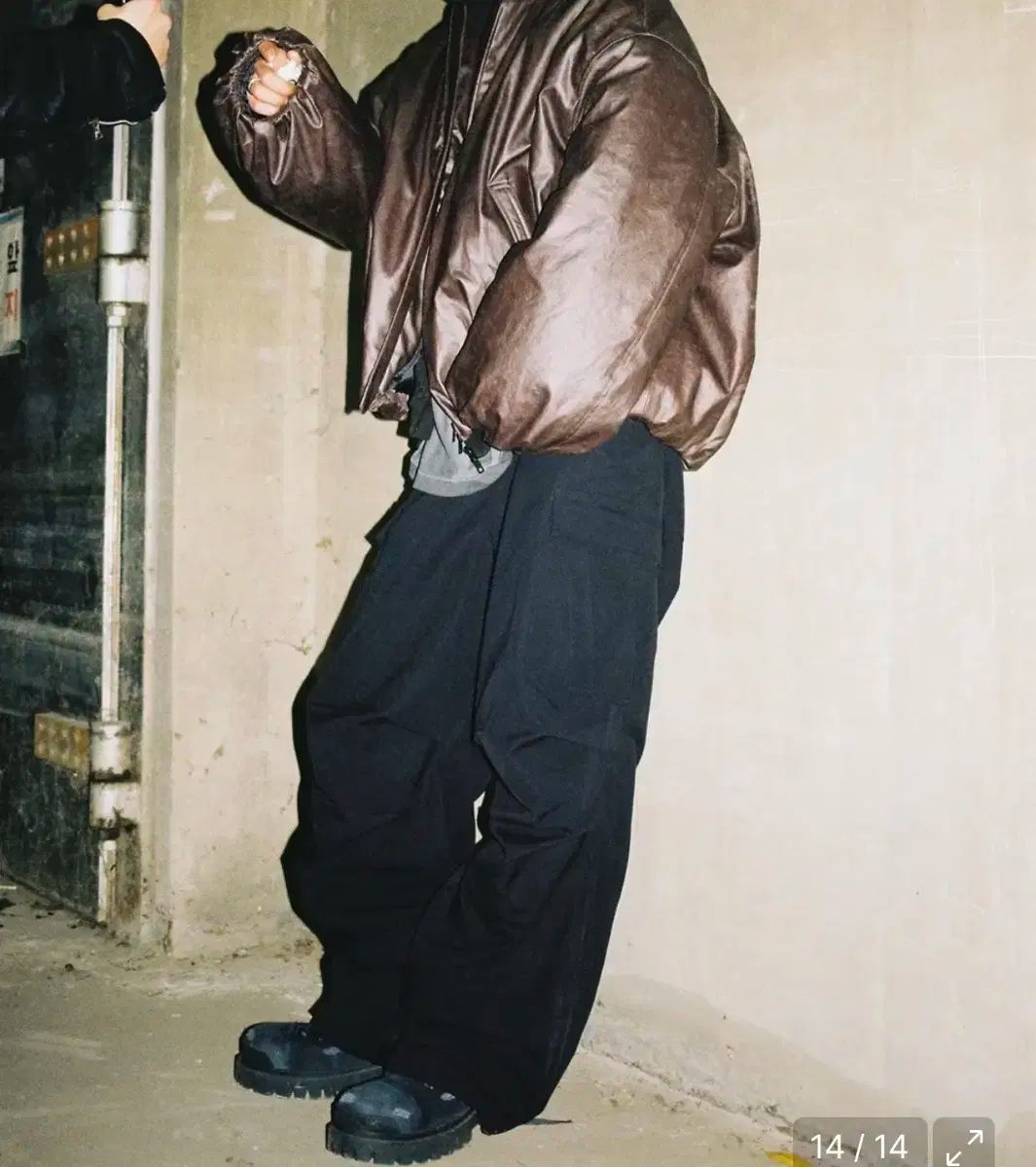  1 Nonnod サイドジッパー カーゴパンツ サイズ チノパン パンツ