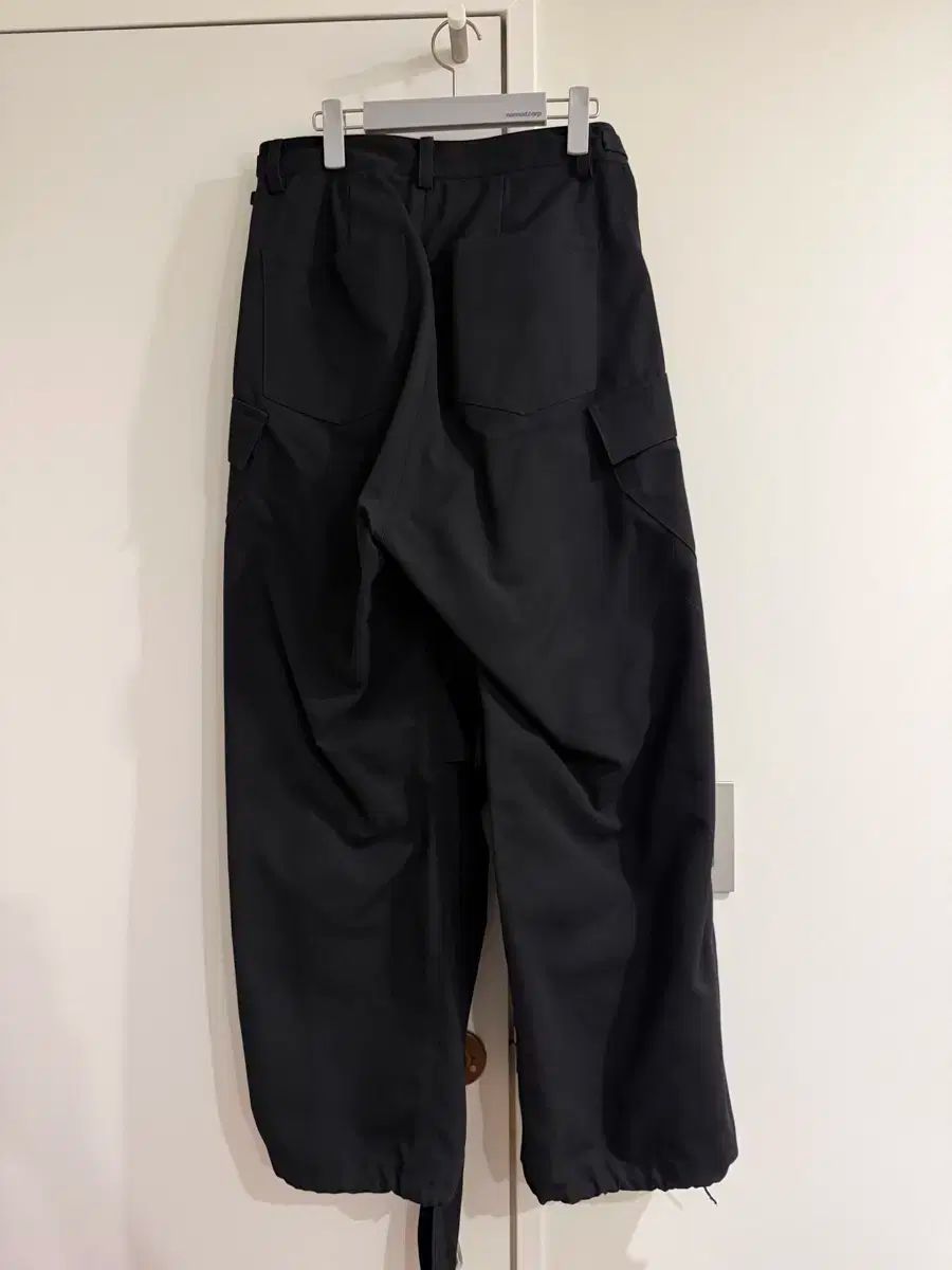 1 Nonnod サイドジッパー カーゴパンツ サイズ