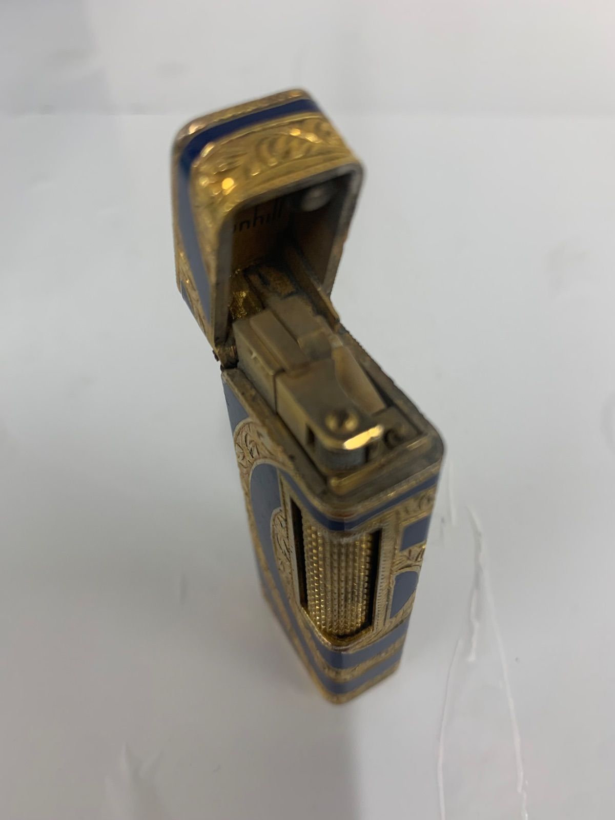 2 Dunhill ローラガスライター ネイビー色 着火 その他 1