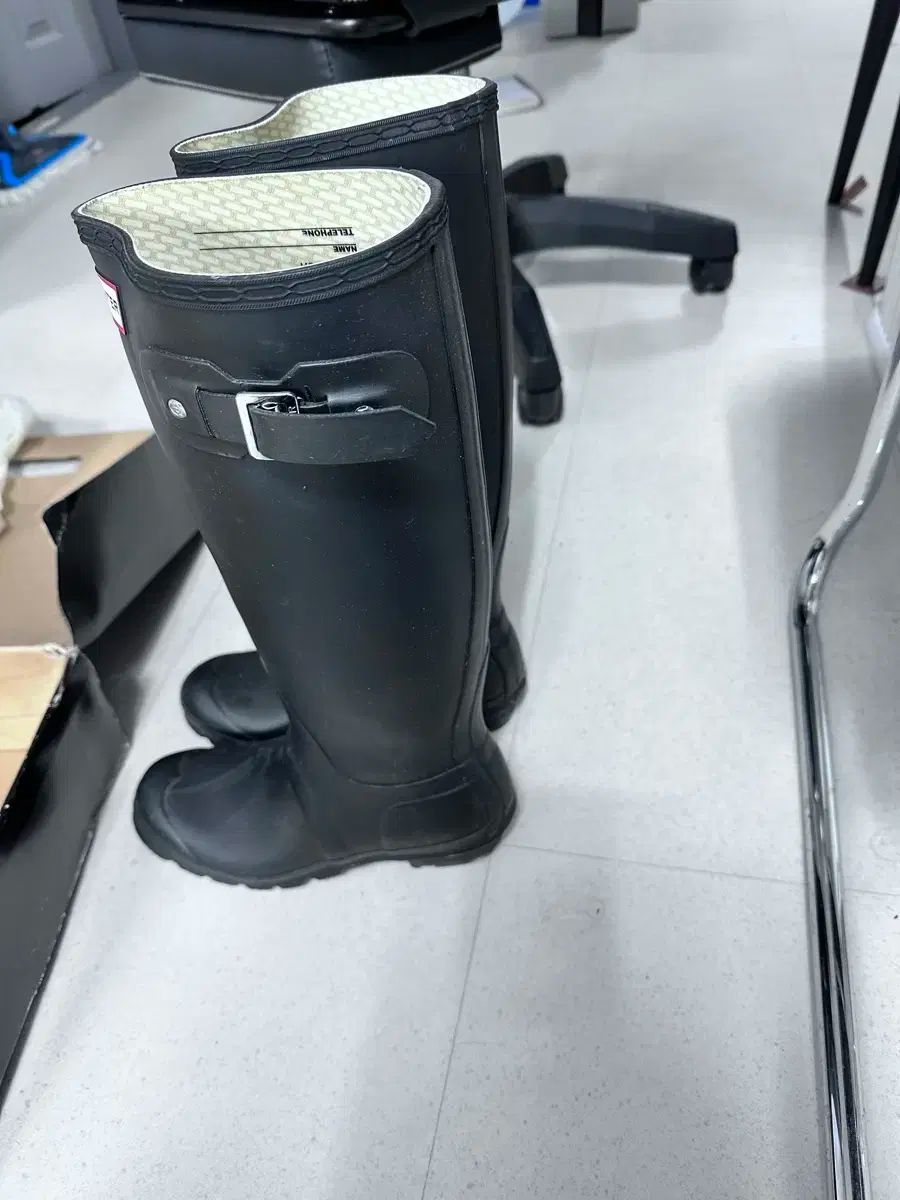 ハンター ロング レインブーツ ブラック 230mm