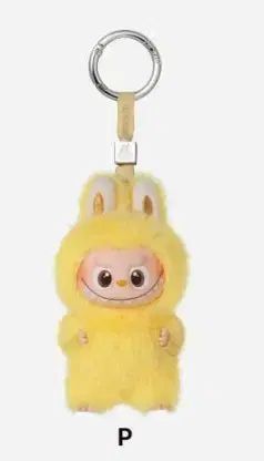 ミニ Labubu ラブブ P ぬいぐるみ と アルファベット キーホルダー セット