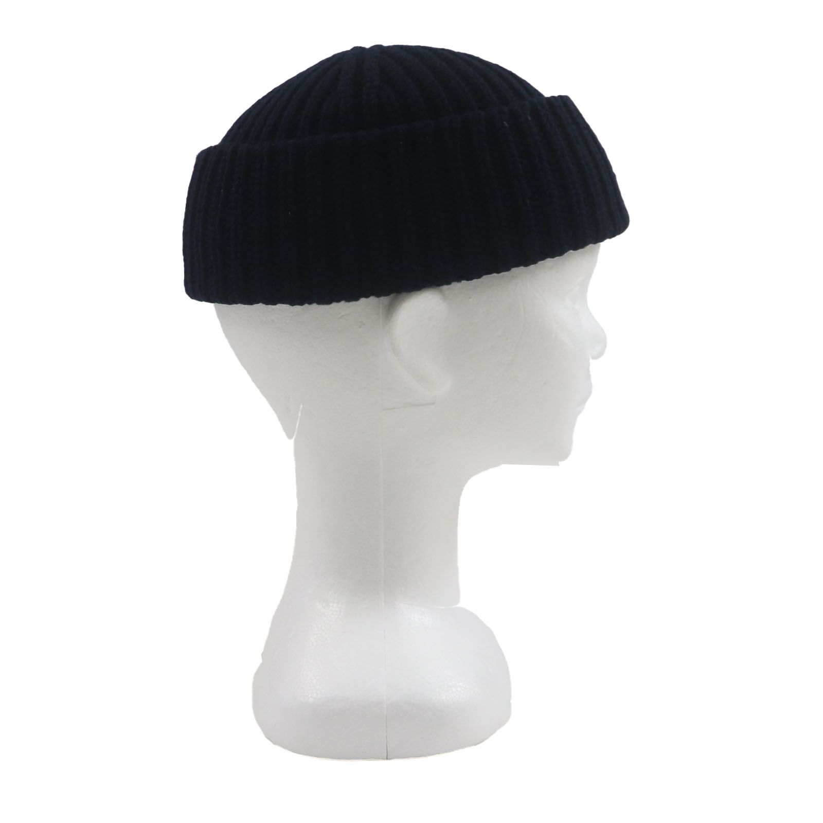 美品▽GUCCI グッチ 759059 ウール75% ロゴワッペン付き 帽子 ケーブル