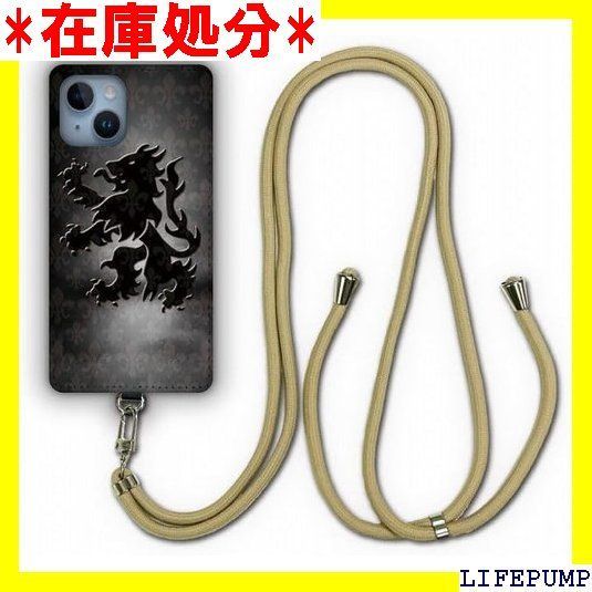 AQUOS sense5G SH-53A SHG03 SH-M17 ケース スマホショルダー 肩掛け AQUOS sense4 SH-41A SH-M15 アクオス センス AQUOS sense4 lite sense4 basic ス ライオン 1013