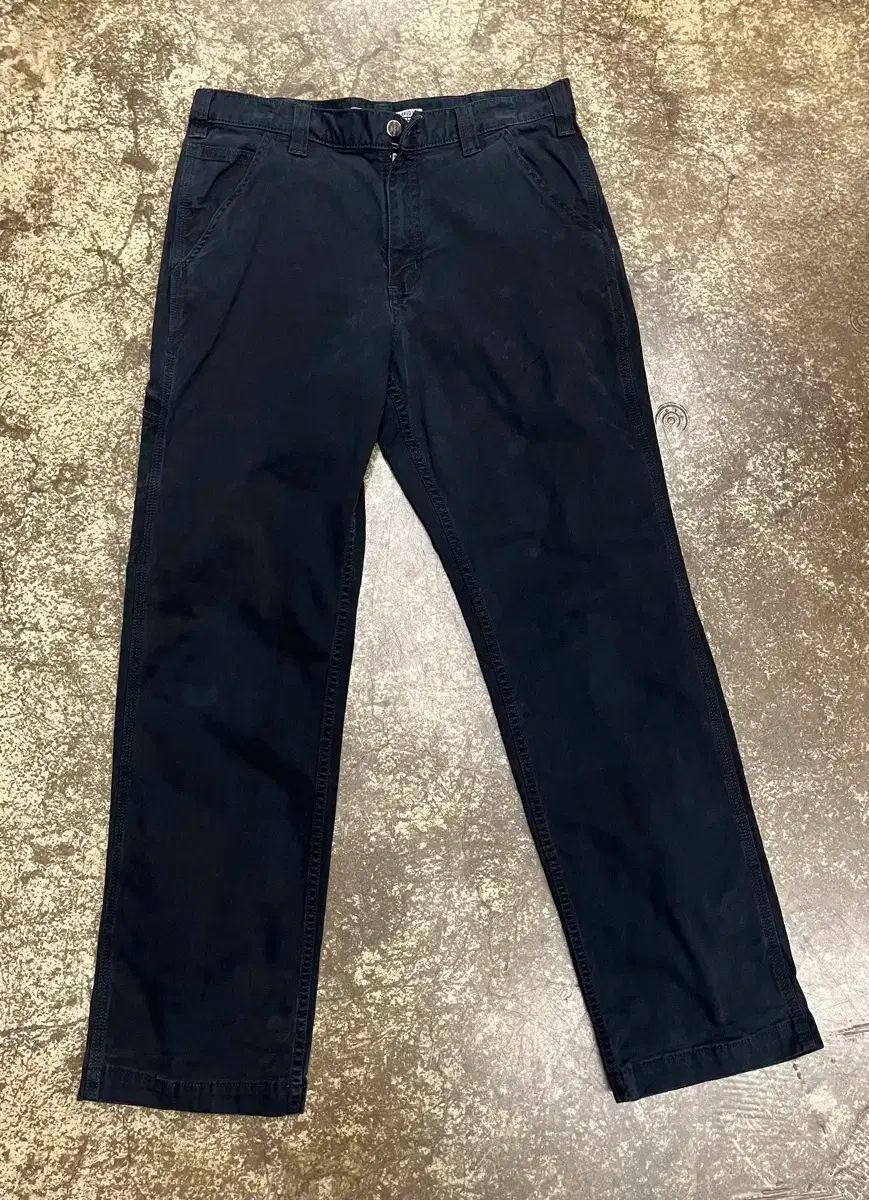 カーハート ブラック シングルニー パンツ