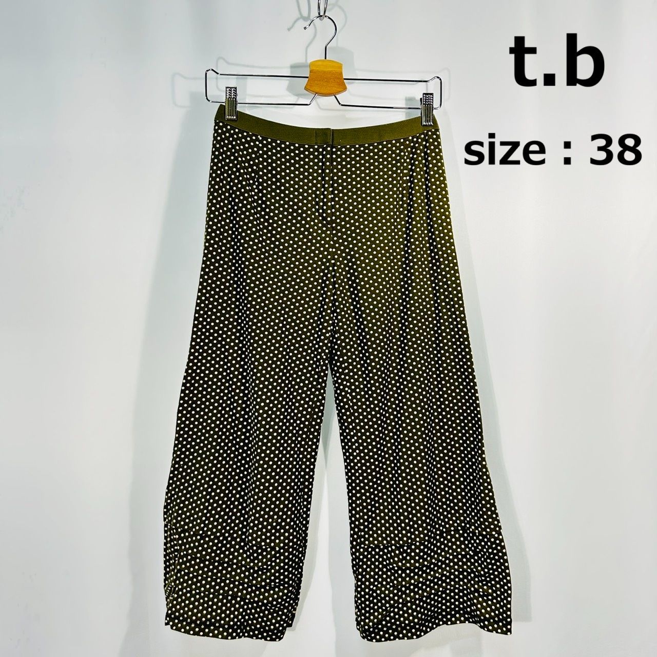 芽風 [36] グレー スラックス テーパードパンツ レディース 生地