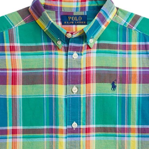  ラルフローレン 半袖マドラスチェックシャツ 半袖シャツ ブラウス トップス