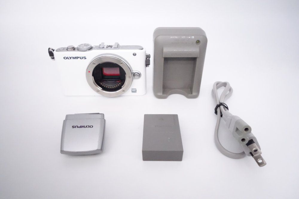 オリンパス OLYMPUS ミラーレス一眼 PEN Lite E-PL3 ボディ ホワイト D10123A