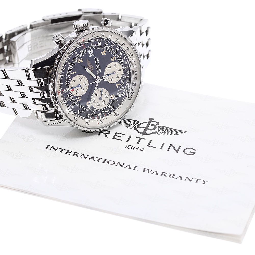 ブライトリング A 13022 ナビタイマー クロノグラフ 自動巻き メンズ保証書付き_908436