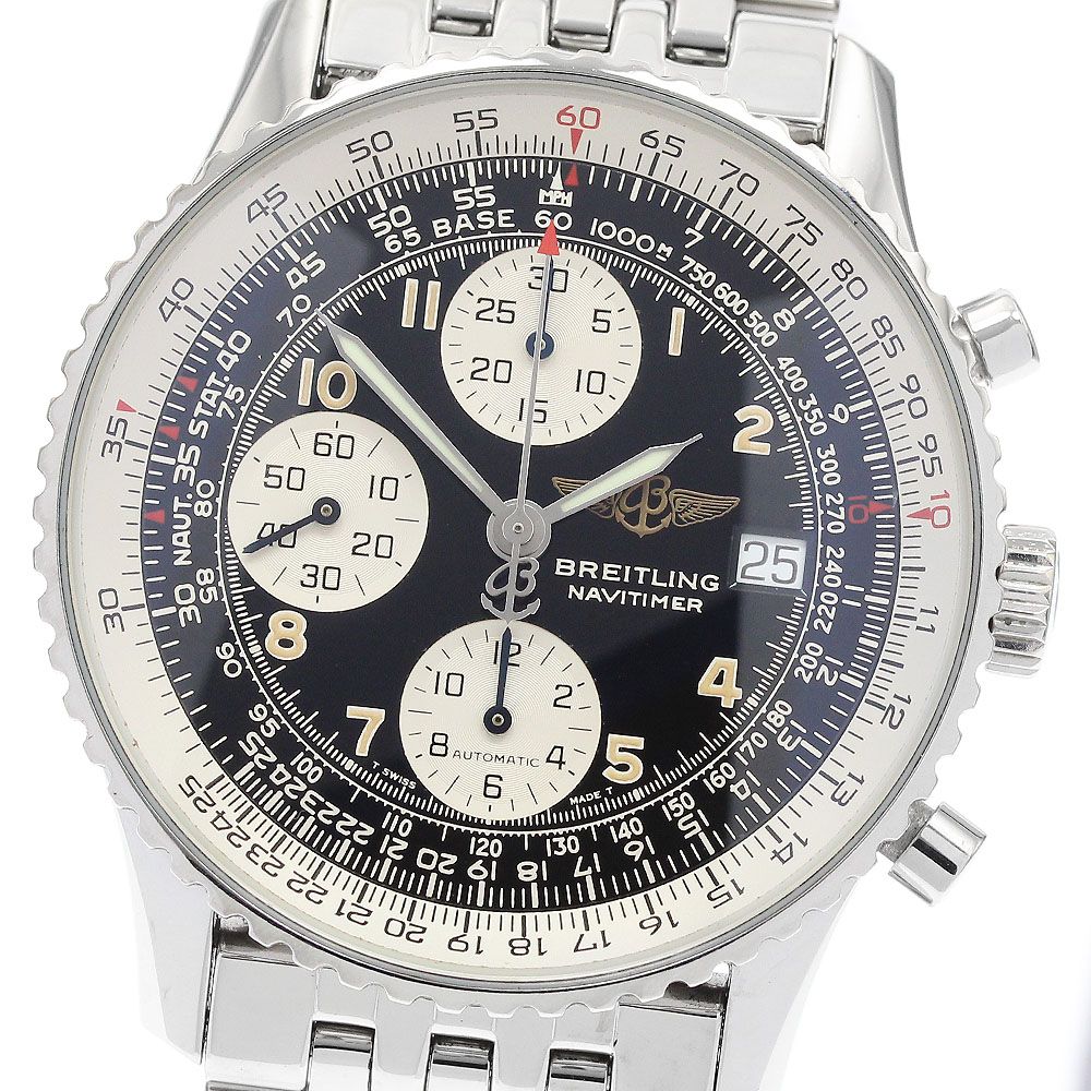 ブライトリング BREITLING A13022 ナビタイマー クロノグラフ 自動巻き メンズ保証書付き_908436
