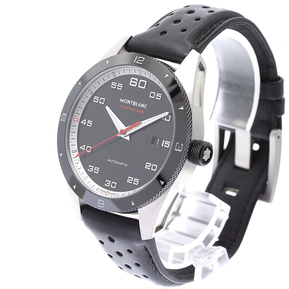  モンブラン 7426 116061 タイムウォーカー デイト 自動巻き メンズ 保証書付き_913709 自動巻き時計 腕時計(アナログ)