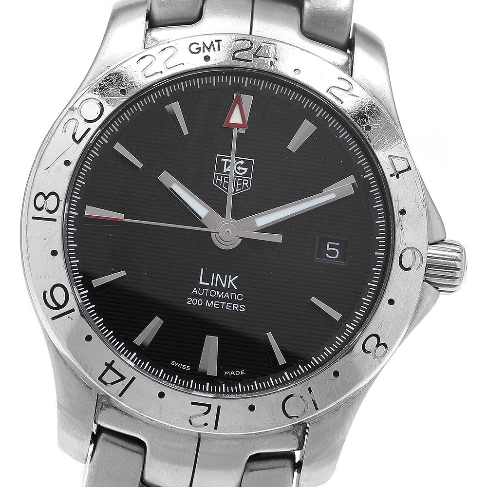 タグホイヤー TAG HEUER WJF2116 リンク GMT デイト 自動巻き メンズ_912057