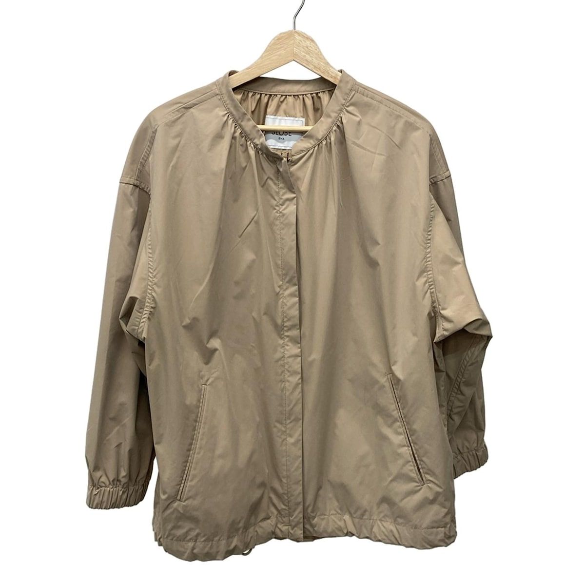 SLOBE IENA スローブイエナ ブルゾン サイズ38 M レディース - ベージュ 長袖 ジップアップ 春 秋