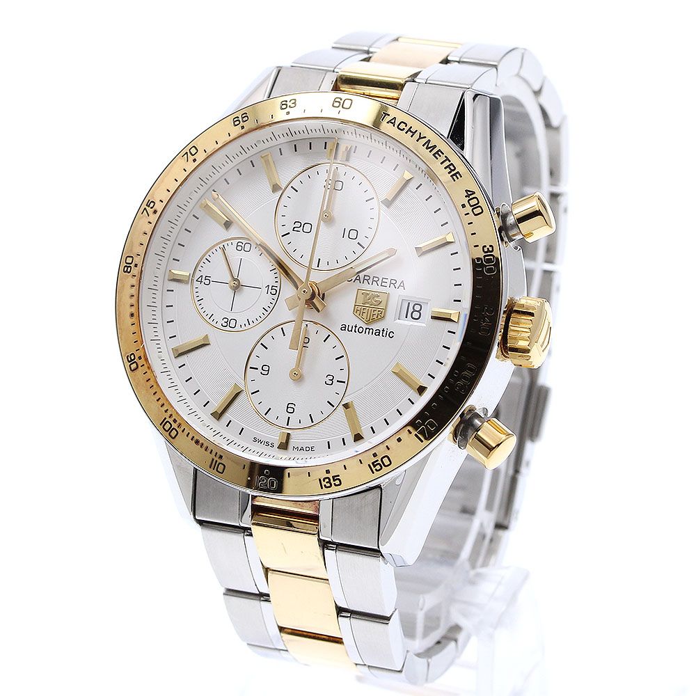 タグホイヤー TAG HEUER CV 2050 カレラ タキメーター クロノグラフ 自動巻き メンズ_918670