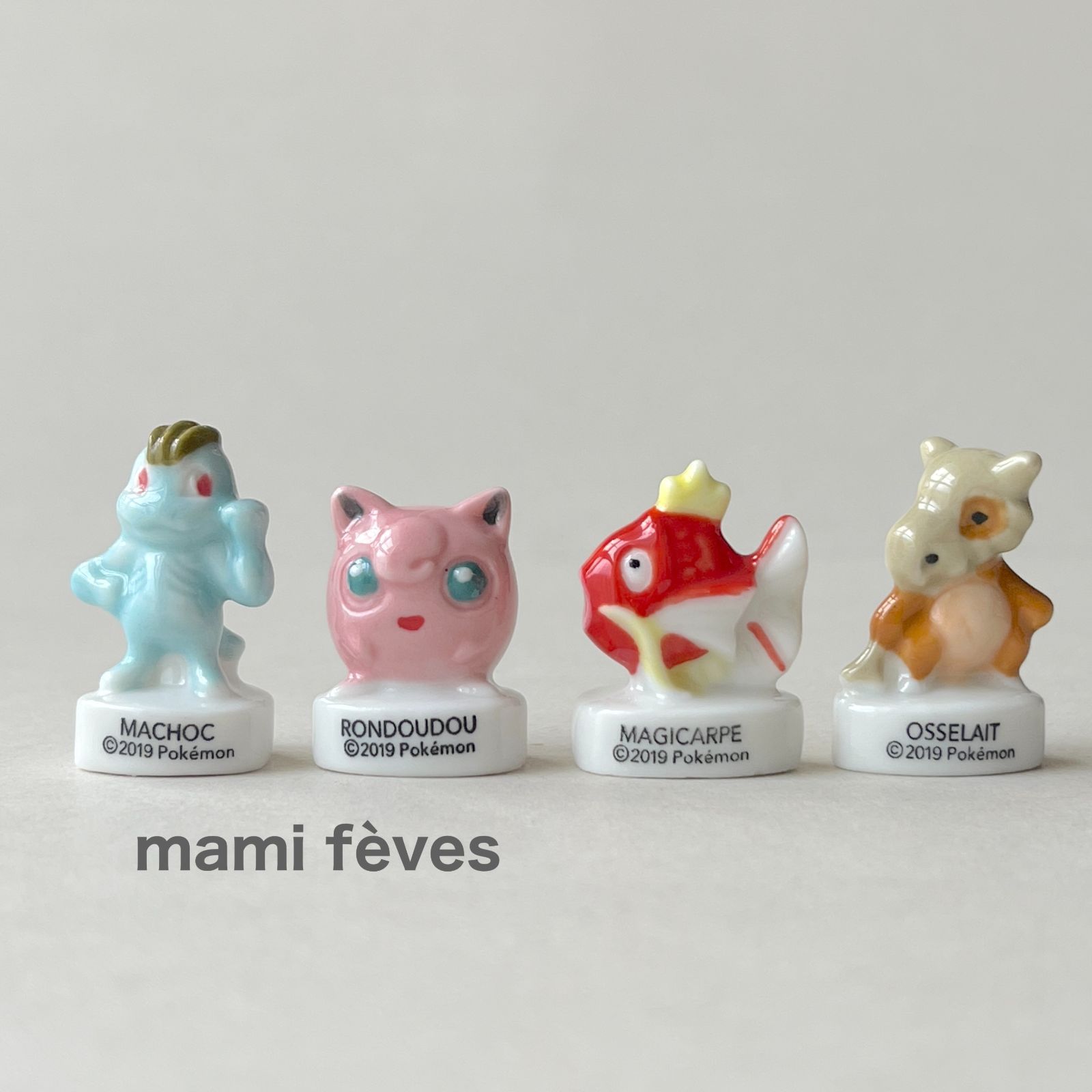 フェーヴ ポケモン② 10個 フランス フェーブ ミニチュア陶器 f-011
