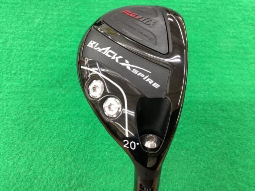 muziik muziik BLACK XSPIRE 20° ユーティリティ UT 純正特注シャフト フレックスS メンズ 男性用 右利き 右用 Cランク ゴルフクラブ